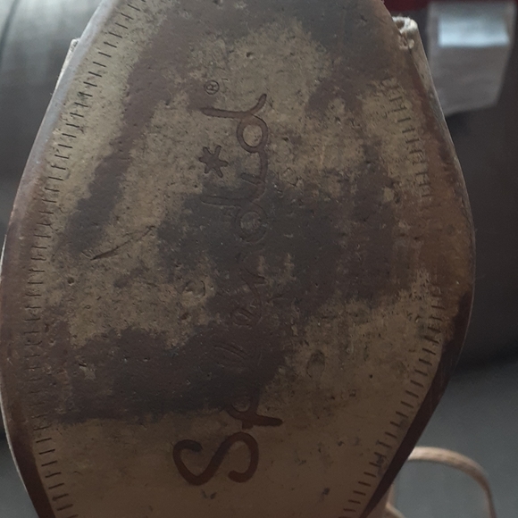 Splendid leather tan open toe heel size 8M - Picture 10 of 16